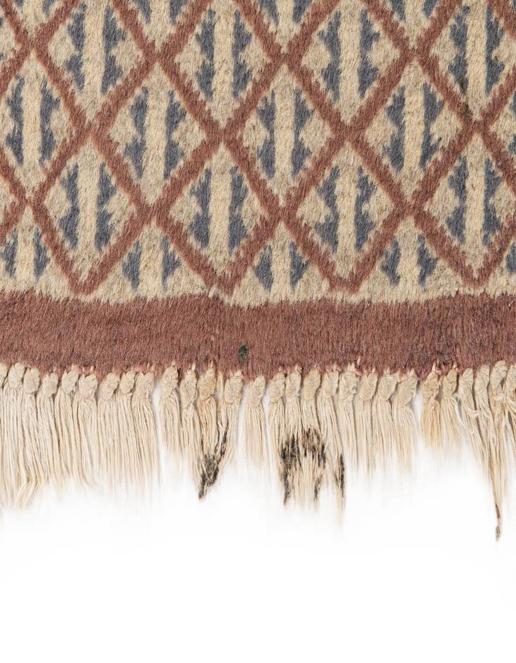 Detail image of 3' 4 x 4' 11  Hand Knotted Bokhara Oriental Wool Rug