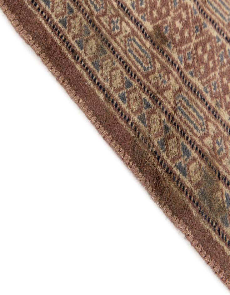 Detail image of 3' 4 x 4' 11  Hand Knotted Bokhara Oriental Wool Rug