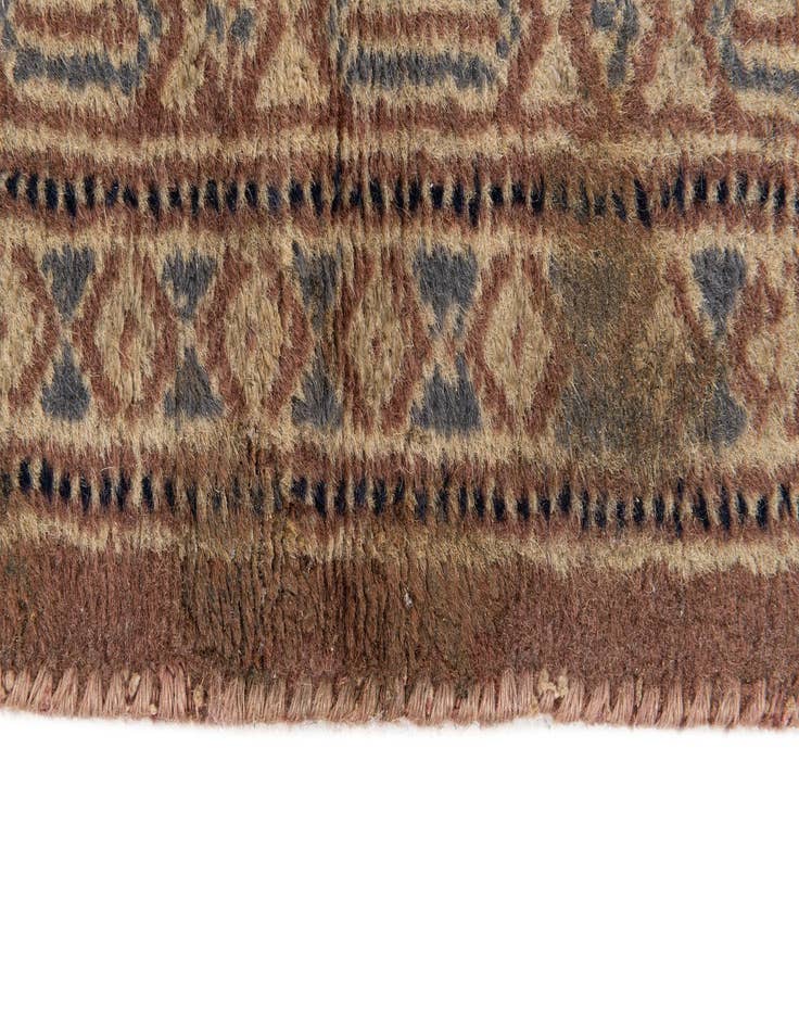 Detail image of 3' 4 x 4' 11  Hand Knotted Bokhara Oriental Wool Rug