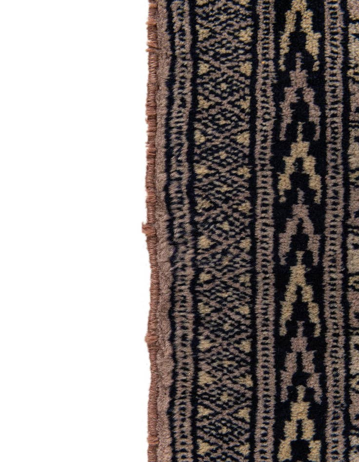 Detail image of 3' x 4' 11  Hand Knotted Bokhara Oriental Wool Rug