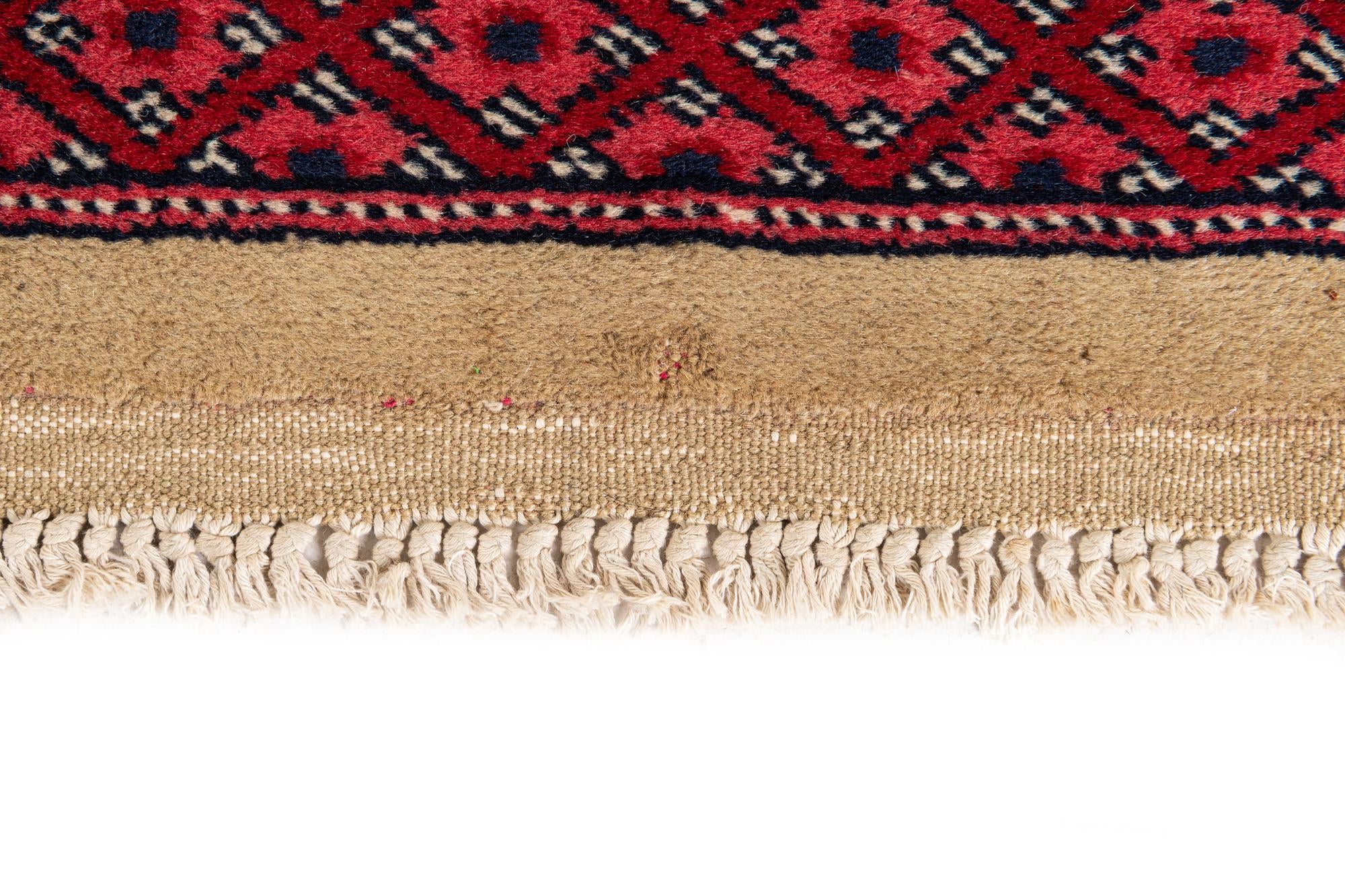 6' 10 x 10' 8 Hand Knotted Bokhara Oriental Wool Rug