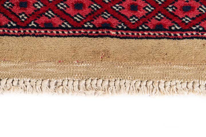 6' 10 x 10' 8 Hand Knotted Bokhara Oriental Wool Rug