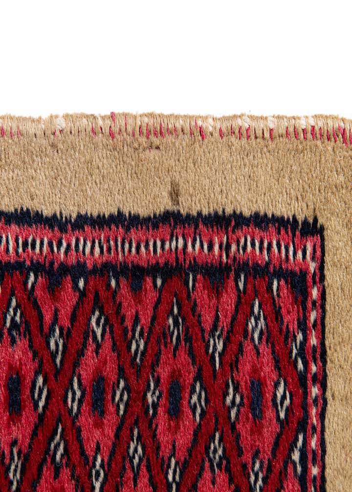 6' 10 x 10' 8 Hand Knotted Bokhara Oriental Wool Rug