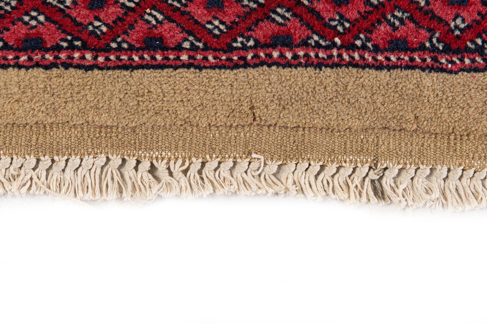 6' 10 x 10' 8 Hand Knotted Bokhara Oriental Wool Rug