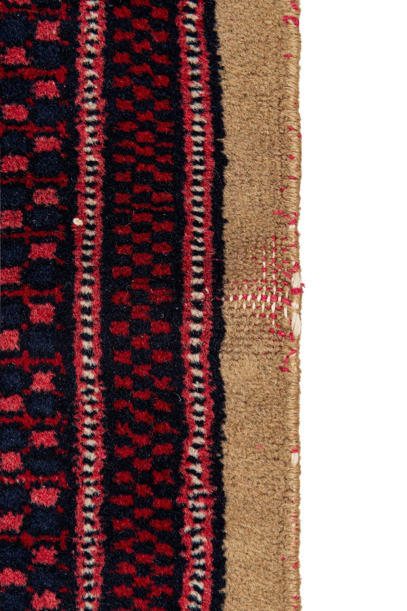 6' 10 x 10' 8 Hand Knotted Bokhara Oriental Wool Rug