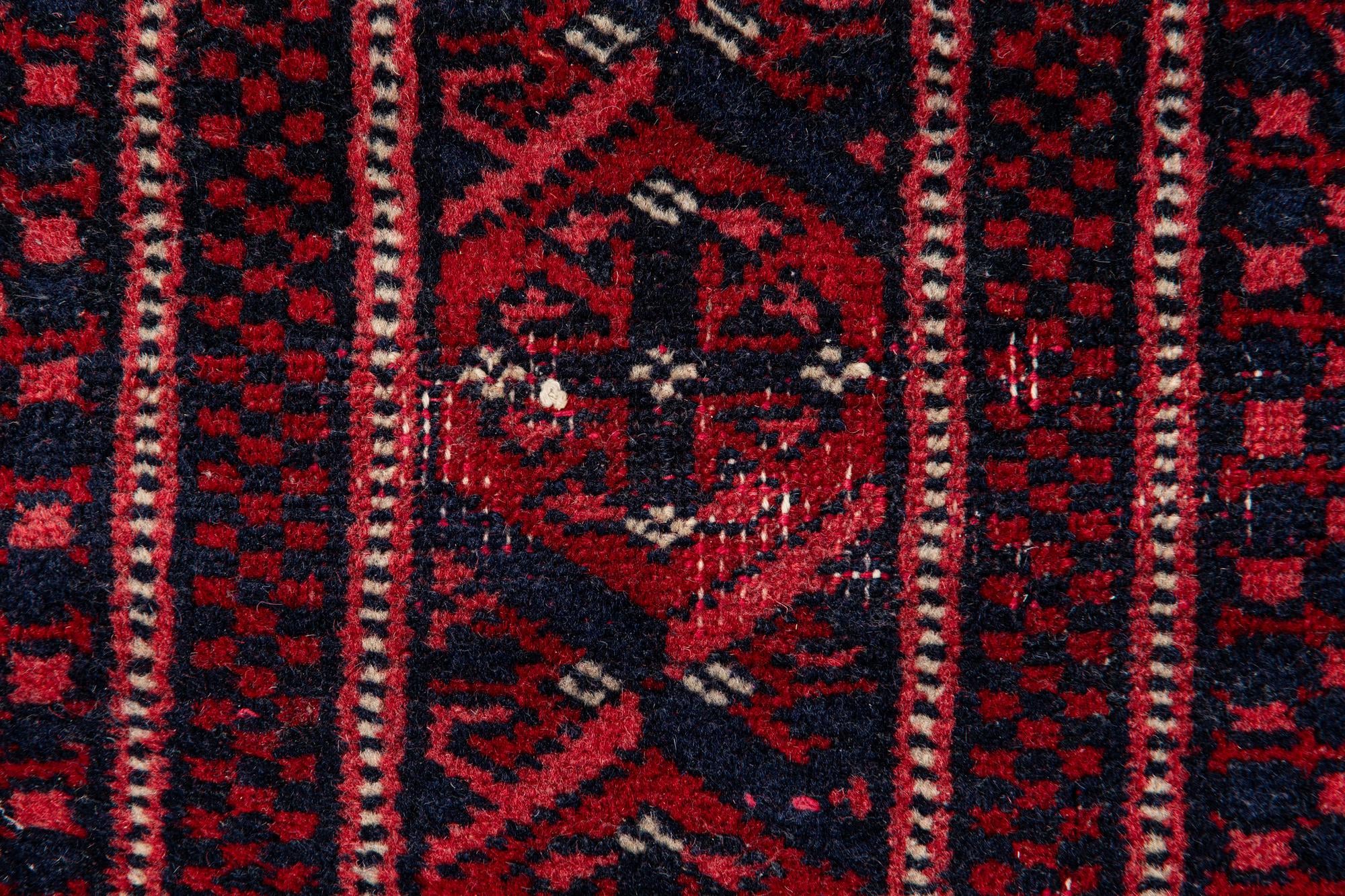 6' 10 x 10' 8 Hand Knotted Bokhara Oriental Wool Rug