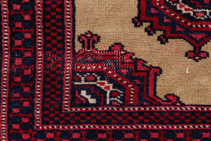 6' 10 x 10' 8 Hand Knotted Bokhara Oriental Wool Rug
