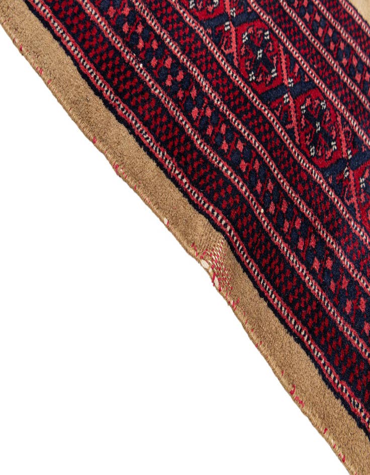 Detail image of 6' 10 x 10' 8 Hand Knotted Bokhara Oriental Wool Rug