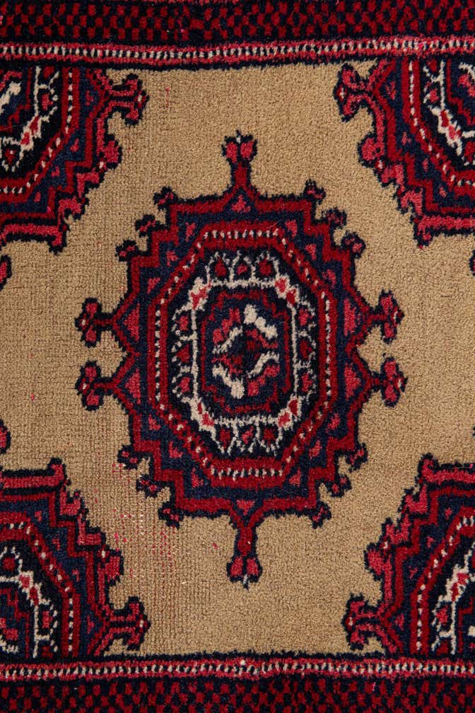 6' 10 x 10' 8 Hand Knotted Bokhara Oriental Wool Rug