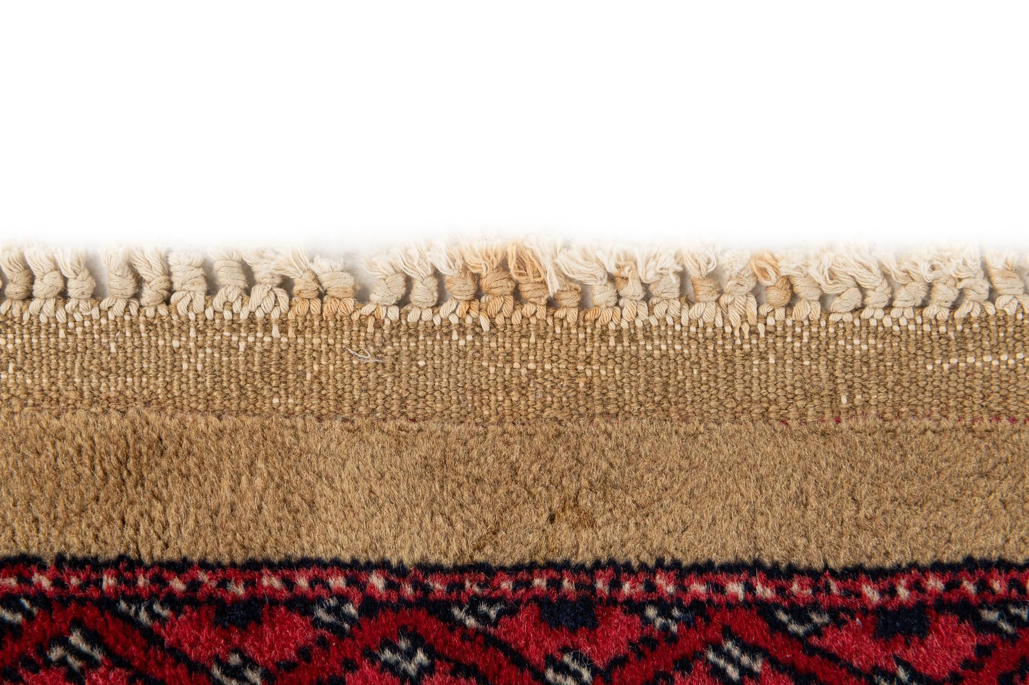 6' 10 x 10' 8 Hand Knotted Bokhara Oriental Wool Rug