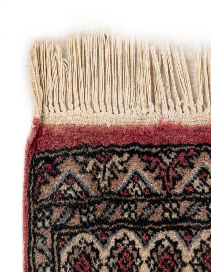 Detail image of 2' 1 x 3' 4  Hand Knotted Bokhara Oriental Wool Rug