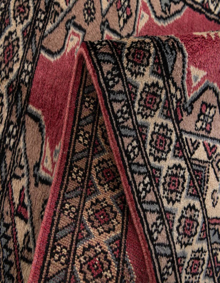 Detail image of 2' 1 x 3' 4  Hand Knotted Bokhara Oriental Wool Rug