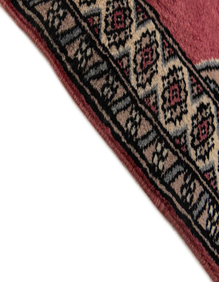 Detail image of 2' 1 x 3' 4 Hand Knotted Bokhara Oriental Wool Rug