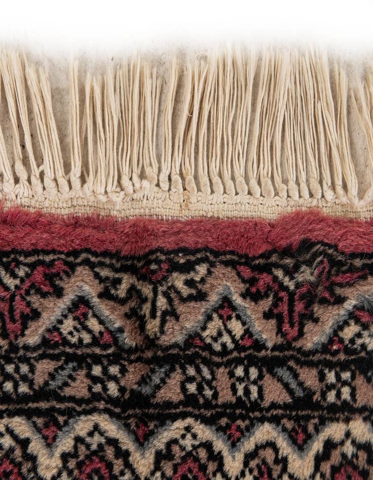 Detail image of 2' 1 x 3' 4  Hand Knotted Bokhara Oriental Wool Rug