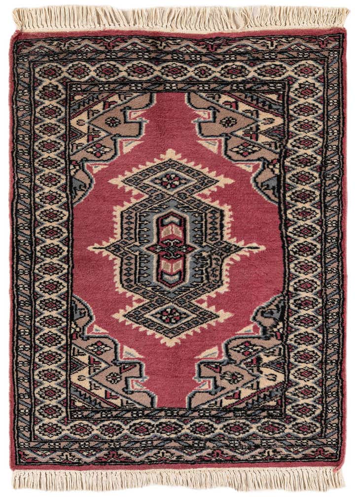 2' 1 x 3' 4 Hand Knotted Bokhara Oriental Wool Rug