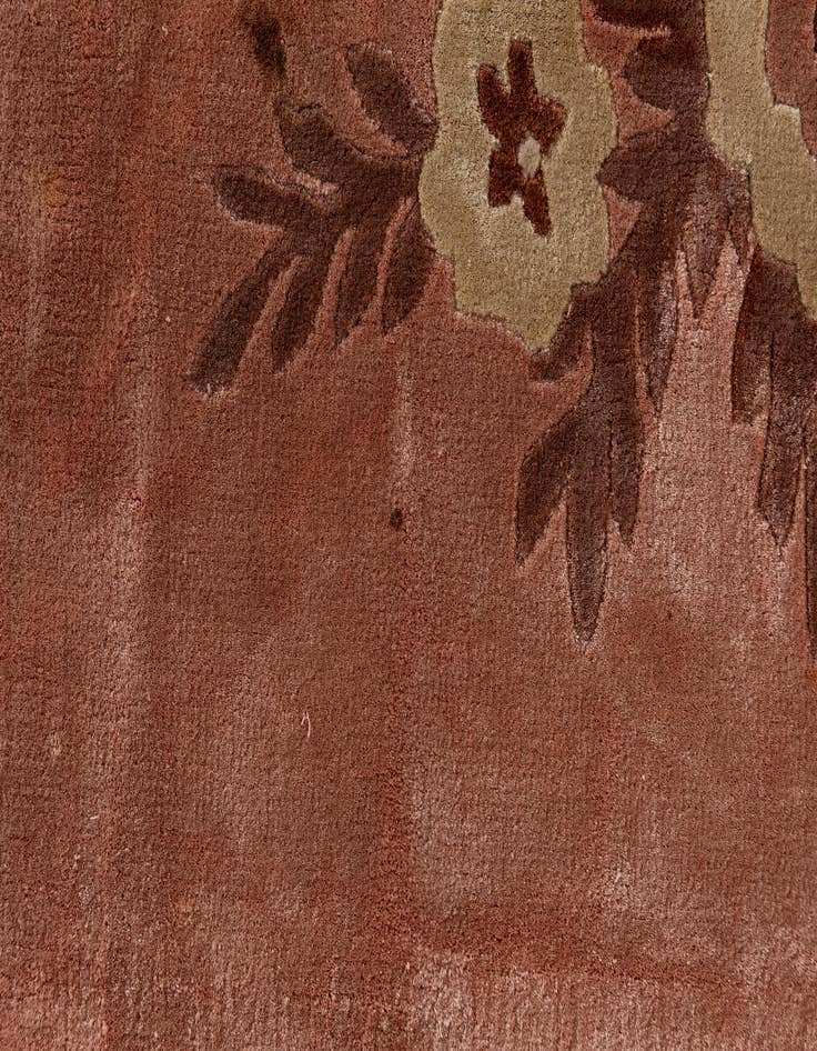 Detail image of 7' x 10' 2  Hand Knotted Carved Pekin Oriental Wool Rug