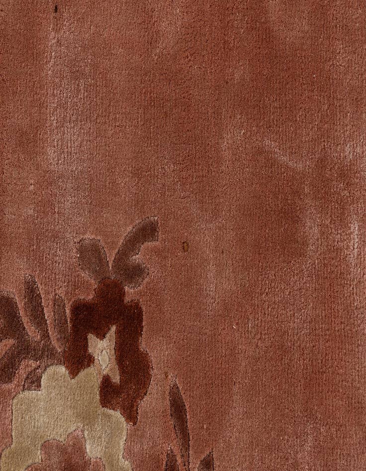 Detail image of 7' x 10' 2  Hand Knotted Carved Pekin Oriental Wool Rug