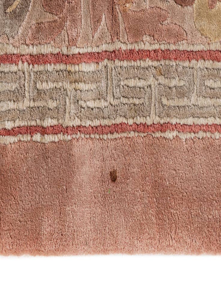 Detail image of 7' x 10' 2  Hand Knotted Carved Pekin Oriental Wool Rug