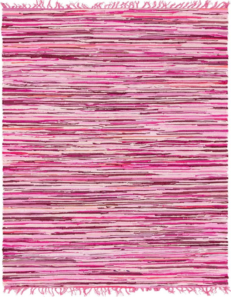 Detail image of 5' x 8' Hand Woven Chindi Cotton Rug