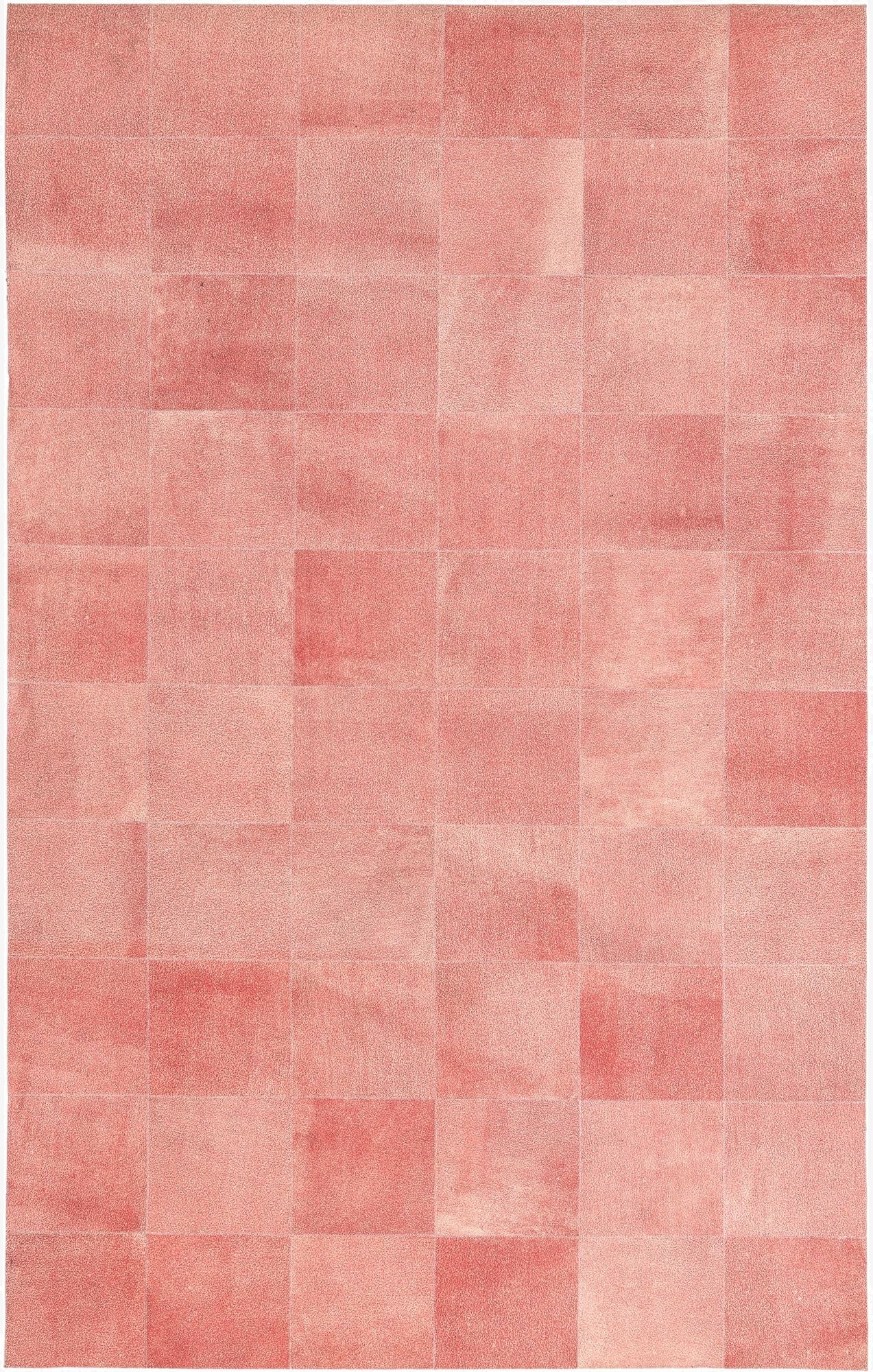 5' x 8' Cowhide Leather Rug