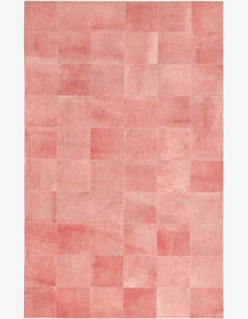 5' x 8' Cowhide Leather Rug