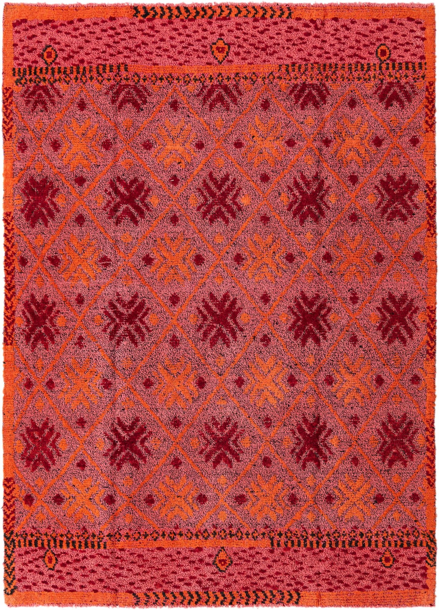 5' 10 x 8' 1 Hand Knotted Darya Wool Rug