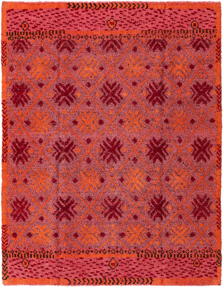 Detail image of 5' 10 x 8' 1 Hand Knotted Darya Wool Rug
