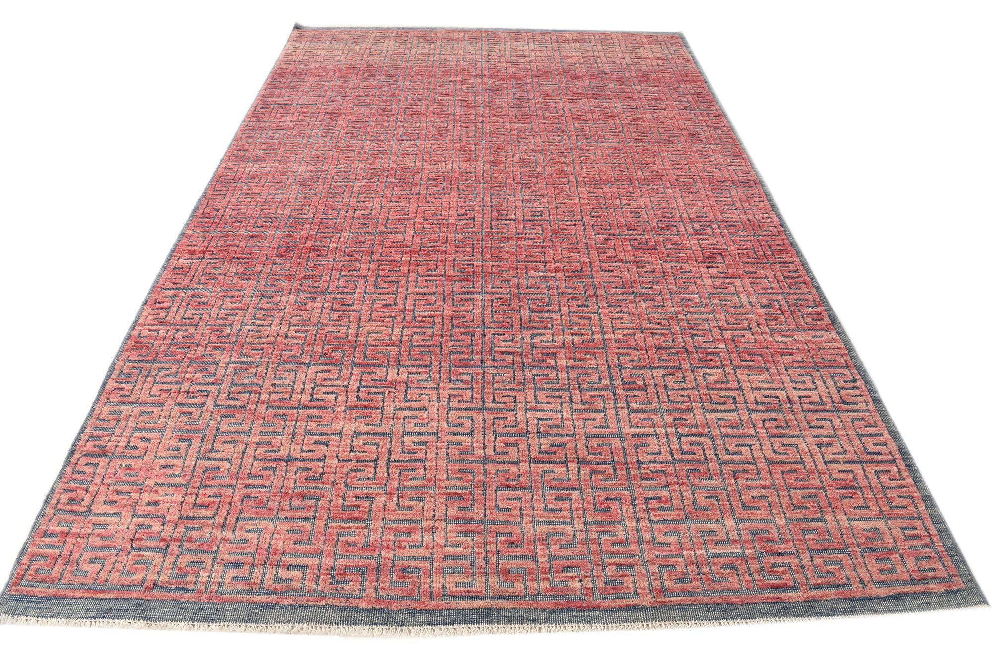 6' 8 x 10' 1 Hand Knotted Darya Wool Rug
