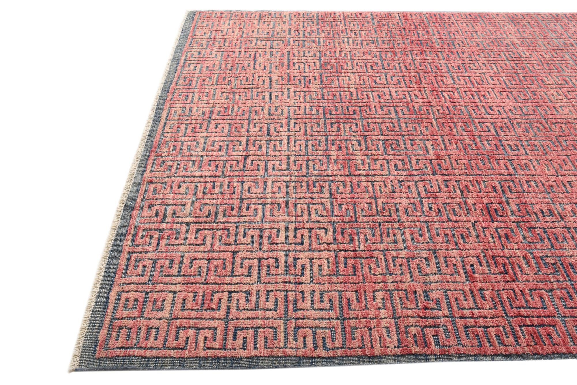 6' 8 x 10' 1 Hand Knotted Darya Wool Rug