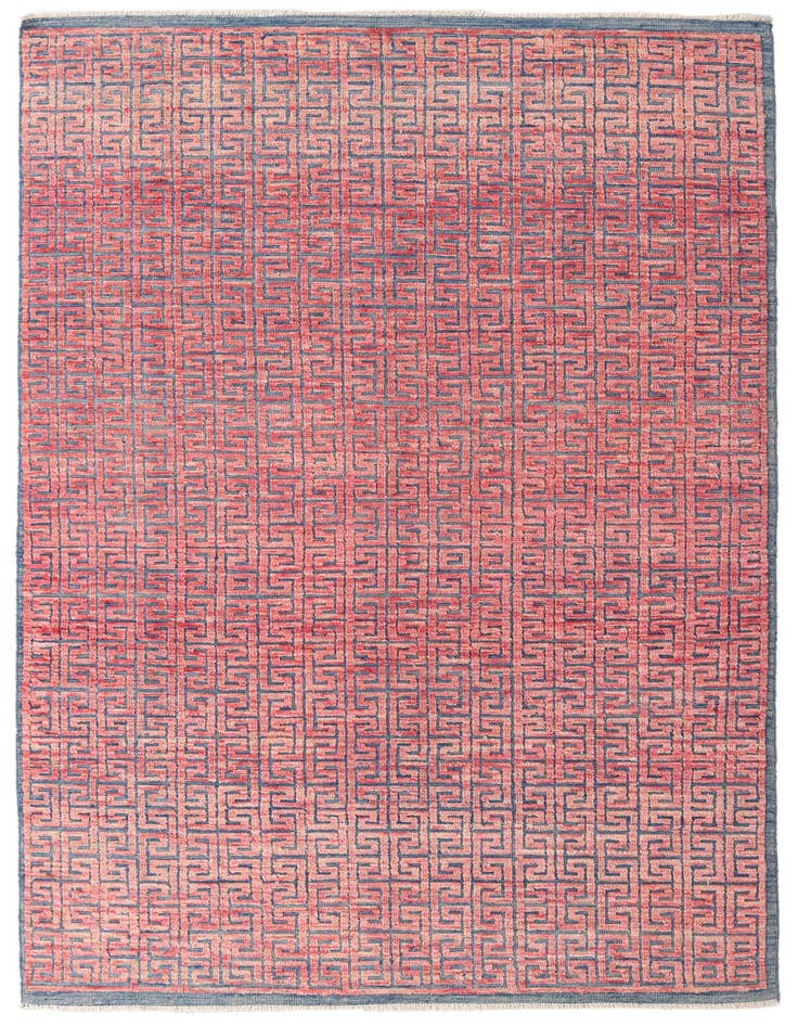 Detail image of 6' 8 x 10' 1 Hand Knotted Darya Wool Rug