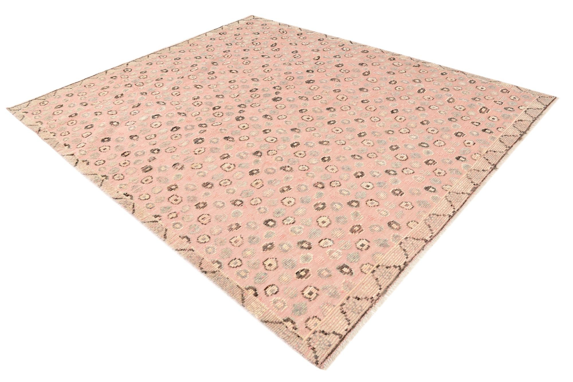 8' 5 x 10' Hand Knotted Darya Wool Rug