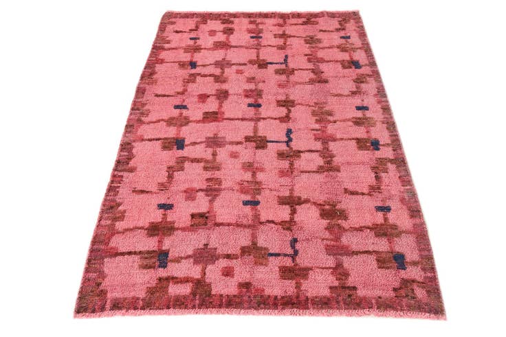 Detail image of 4' 1 x 6' Hand Knotted Darya Wool Rug