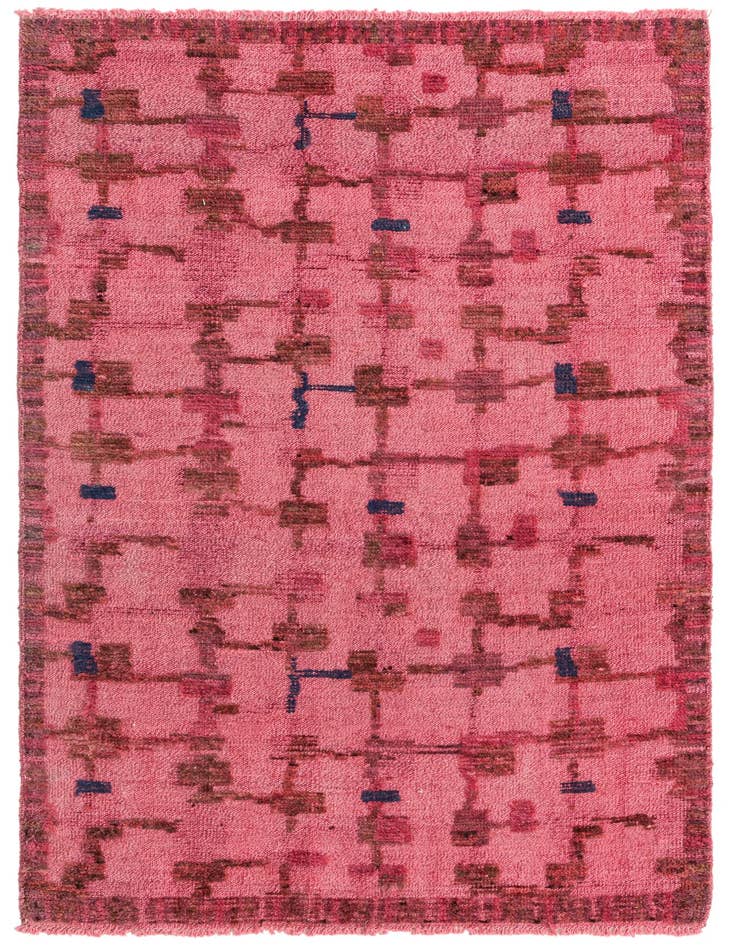 Detail image of 4' 1 x 6' Hand Knotted Darya Wool Rug