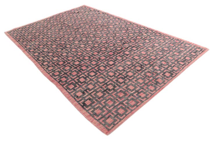 Detail image of 6' 5 x 10' 3 Hand Knotted Darya Wool Rug