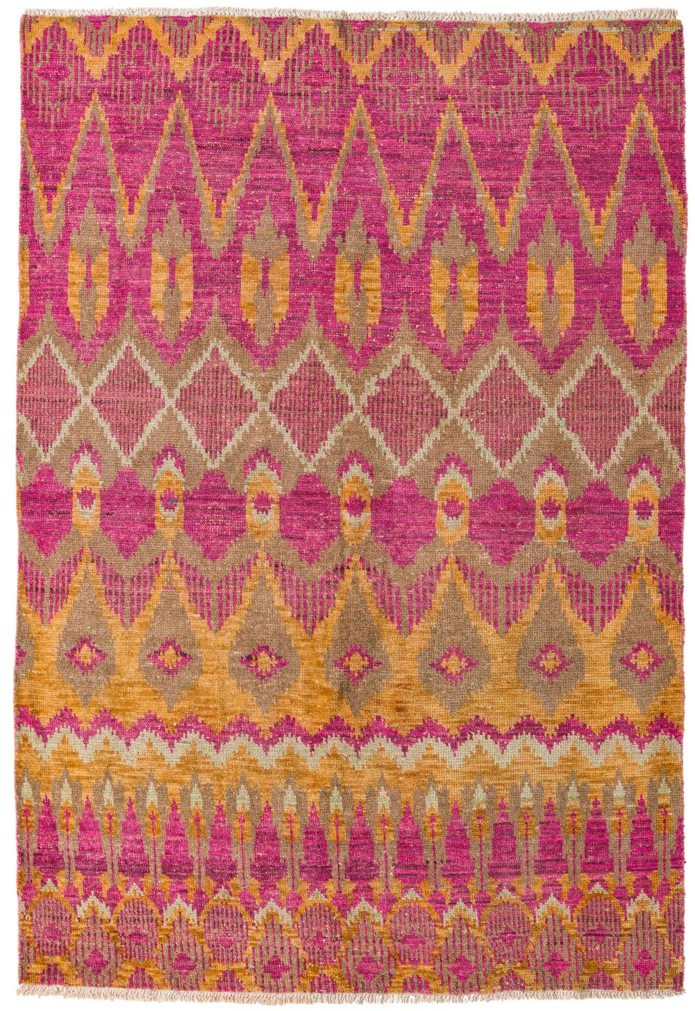 5' 8 x 8' 2 Hand Knotted Darya Wool Rug