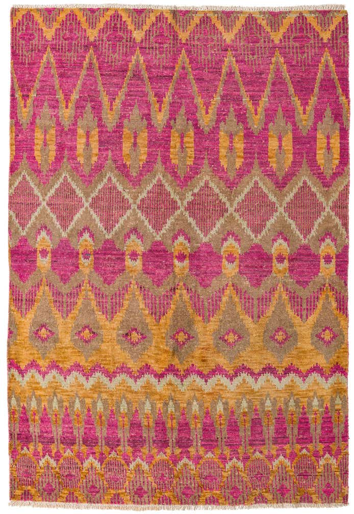 5' 8 x 8' 2 Hand Knotted Darya Wool Rug