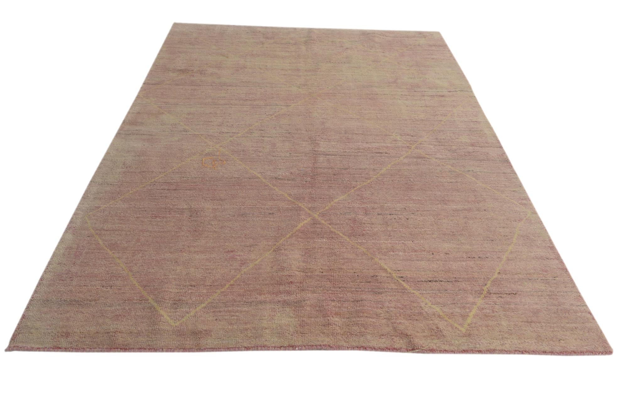 5' 9 x 8' 3 Hand Knotted Darya Wool Rug