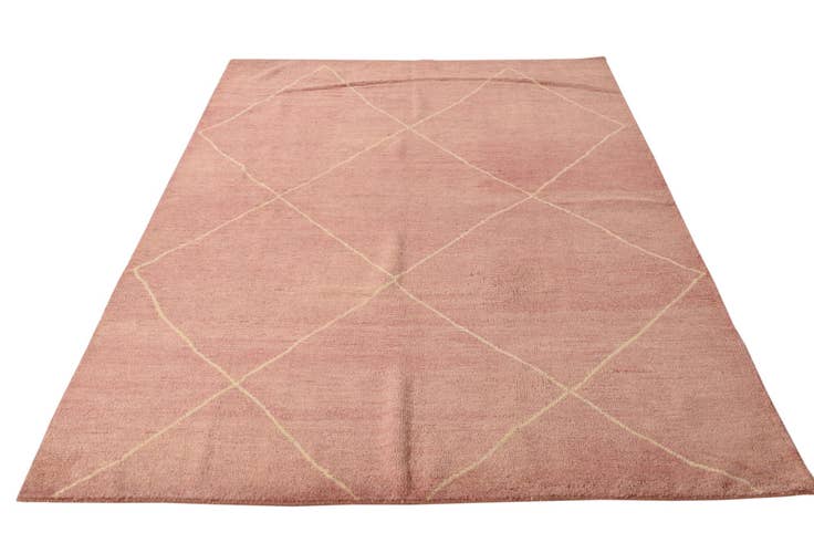 Detail image of 5' 6 x 8' 6 Hand Knotted Darya Wool Rug