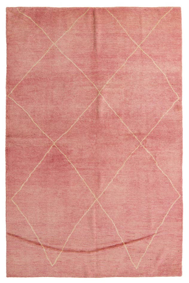 Detail image of 5' 6 x 8' 6 Hand Knotted Darya Wool Rug