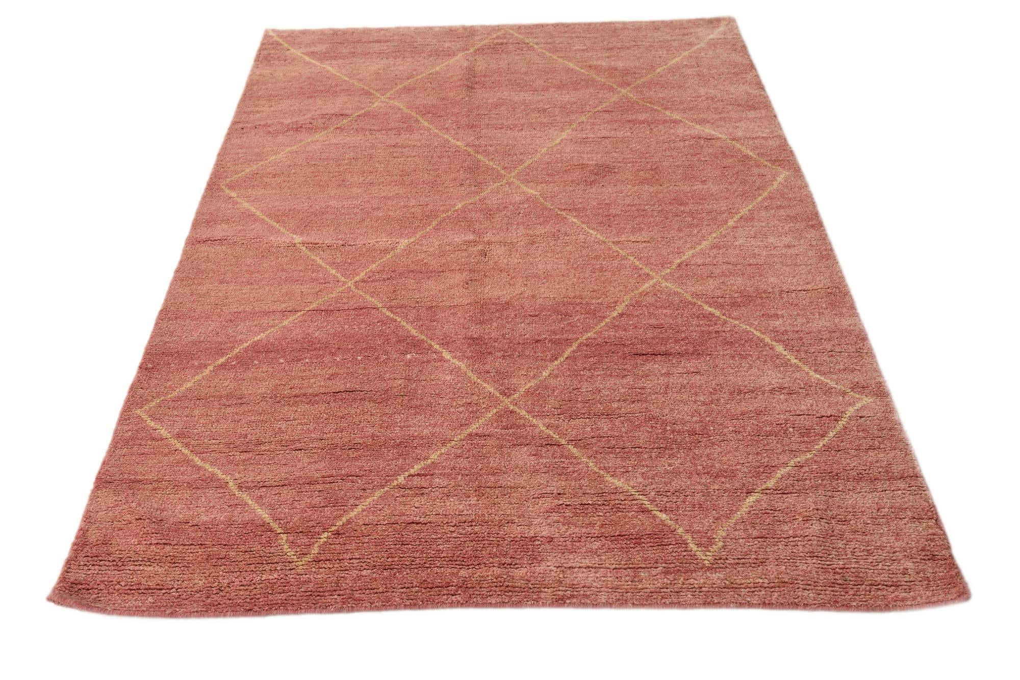 4' 8 x 6' 9 Hand Knotted Darya Wool Rug