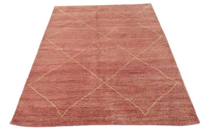 4' 8 x 6' 9 Hand Knotted Darya Wool Rug