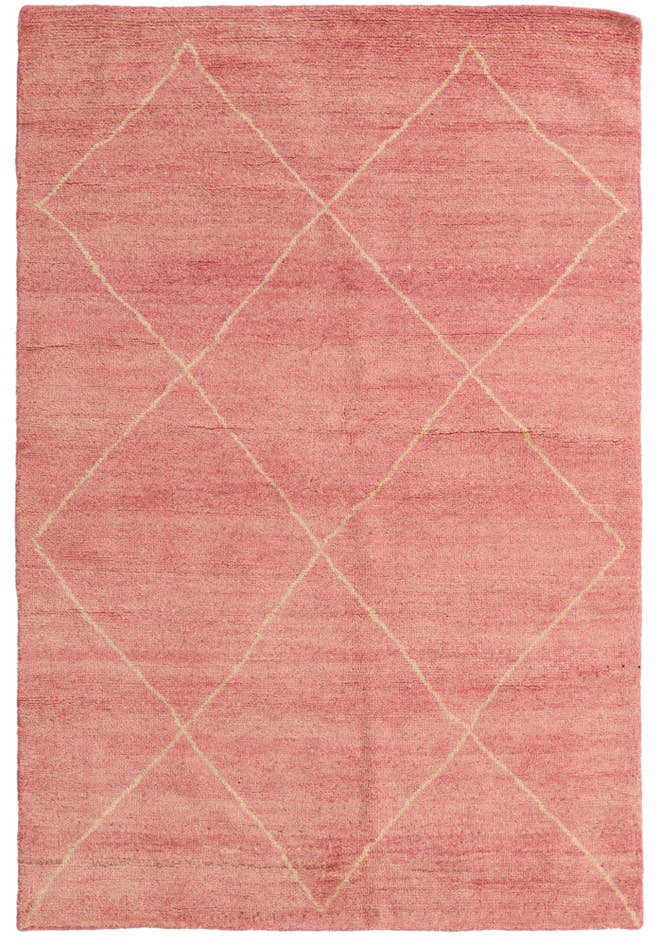 Detail image of 4' 8 x 6' 9 Hand Knotted Darya Wool Rug