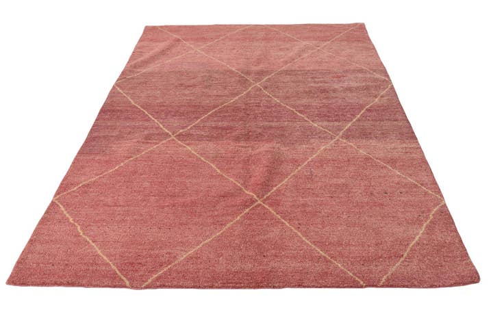 Detail image of 5' 7 x 8' Hand Knotted Darya Wool Rug