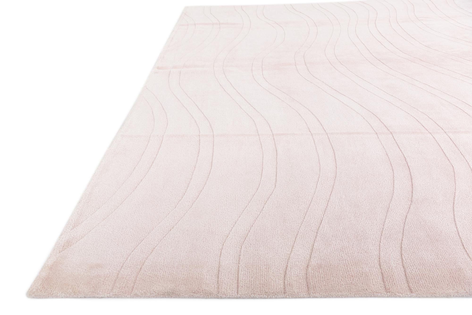 8' 2 x 11' 6 Hand Knotted Darya Wool Rug