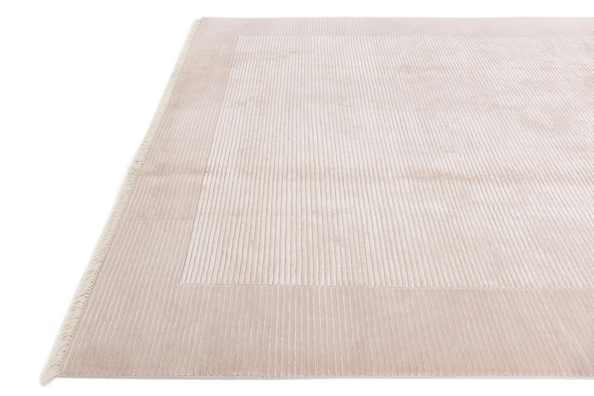 6' 7 x 9' 9 Hand Knotted Darya Wool Rug