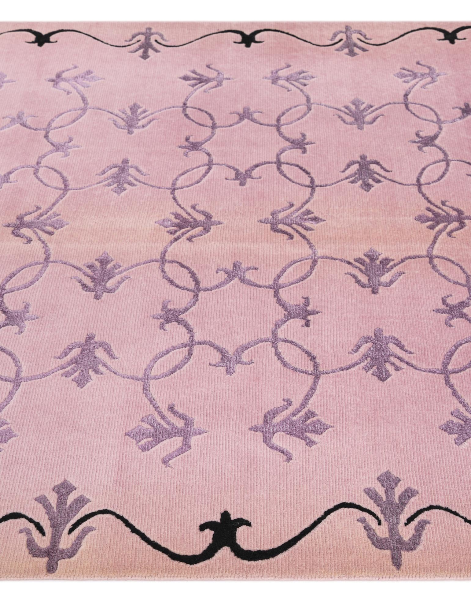 4' 6 x 6' 6 Hand Knotted Darya Wool Rug