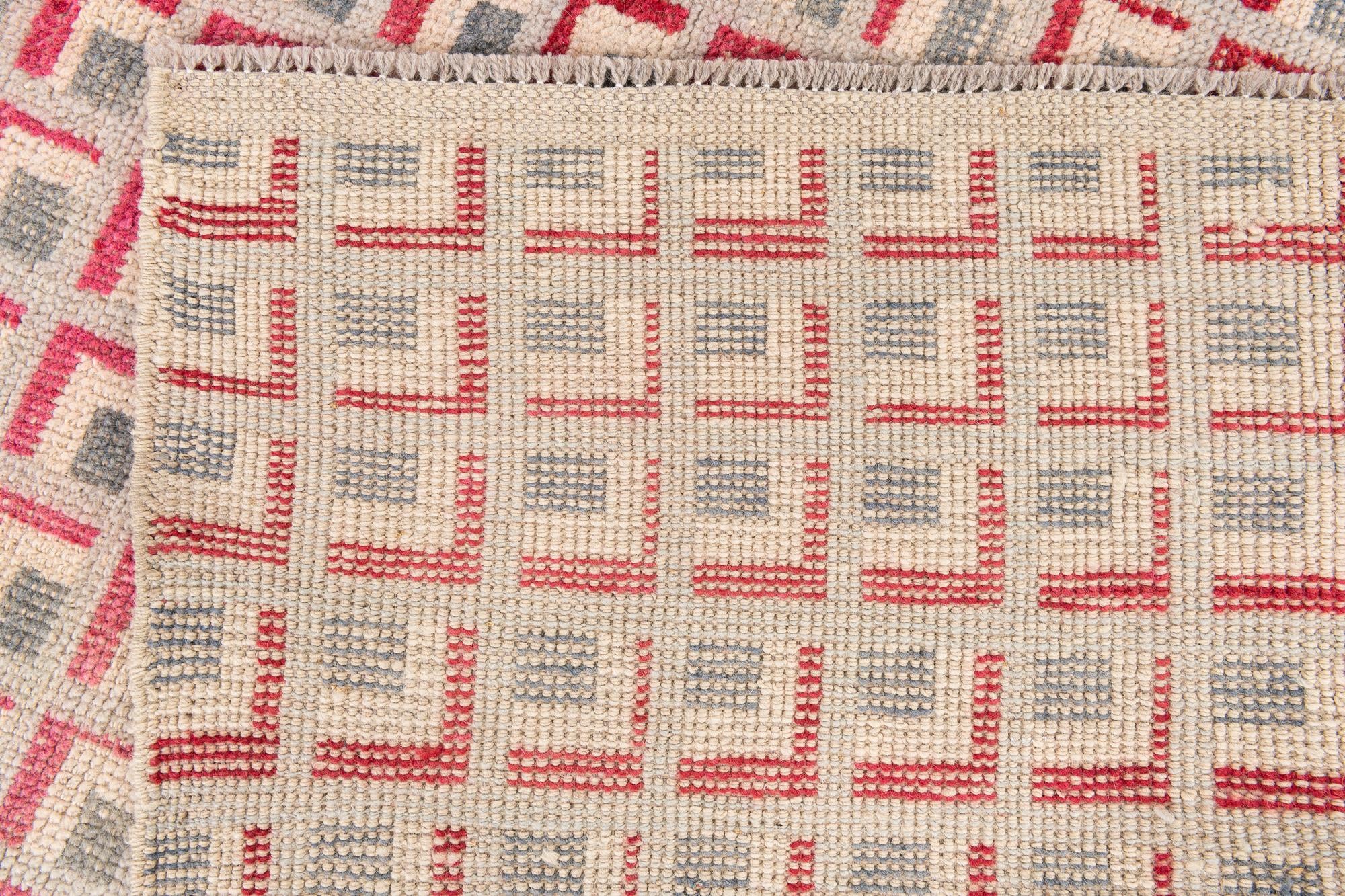 8' 6 x 10' 3 Hand Knotted Darya Wool Rug
