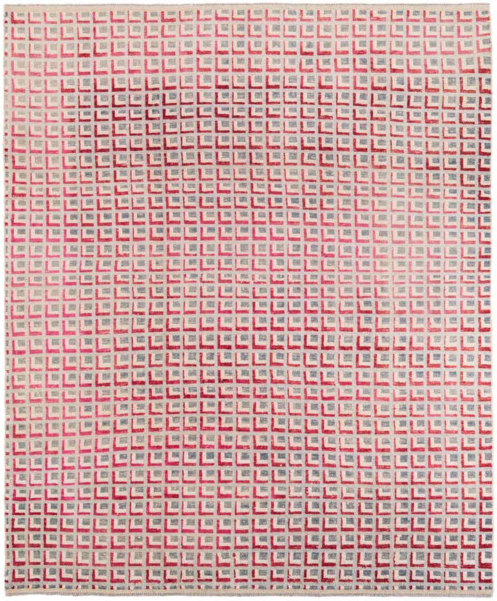 8' 6 x 10' 3 Hand Knotted Darya Wool Rug