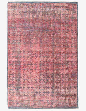 6' 8 x 10' 1 Hand Knotted Darya Wool Rug