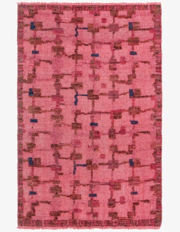 4' 1 x 6' Hand Knotted Darya Wool Rug